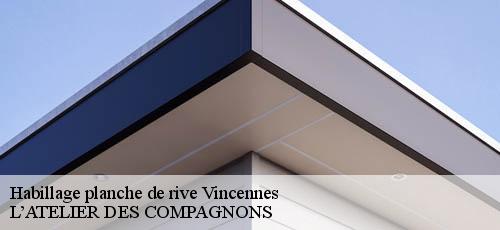Habillage planche de rive vincennes-94300 L’ATELIER DES COMPAGNONS