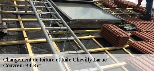 Changement de toiture et tuile  chevilly-larue-94550 Couvreur 94 Rct