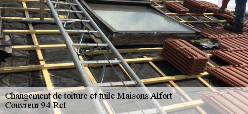 Changement de toiture et tuile  maisons-alfort-94700 Couvreur 94 Rct