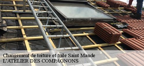 Changement de toiture et tuile saint-mande-94160 L’ATELIER DES COMPAGNONS