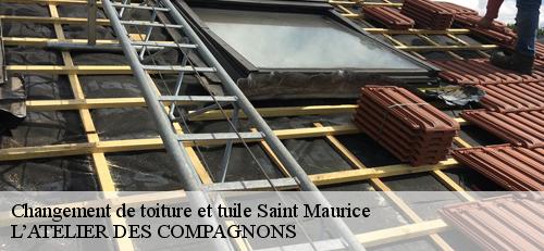 Changement de toiture et tuile  saint-maurice-94410 L’ATELIER DES COMPAGNONS