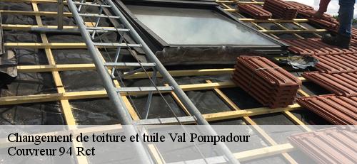 Changement de toiture et tuile  val-pompadour-94460 Couvreur 94 Rct