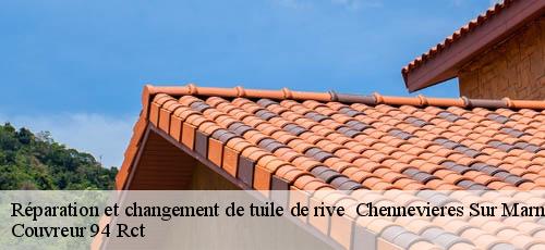 Réparation et changement de tuile de rive   chennevieres-sur-marne-94430 Couvreur 94 Rct