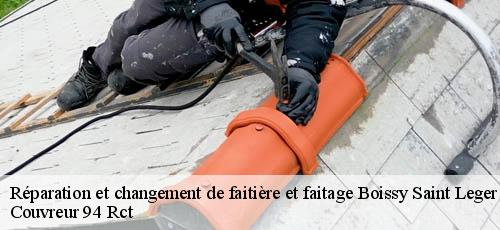 Réparation et changement de faitière et faitage boissy-saint-leger-94470 Couvreur 94 Rct