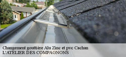 Changement gouttière Alu Zinc et pvc cachan-94230 L’ATELIER DES COMPAGNONS