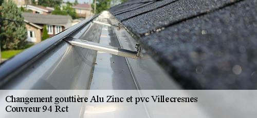 Changement gouttière Alu Zinc et pvc  villecresnes-94440 Couvreur 94 Rct