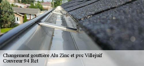 Changement gouttière Alu Zinc et pvc  villejuif-94800 RCT Rénovation 94