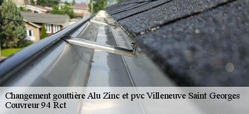 Changement gouttière Alu Zinc et pvc  villeneuve-saint-georges-94190 Couvreur 94 Rct