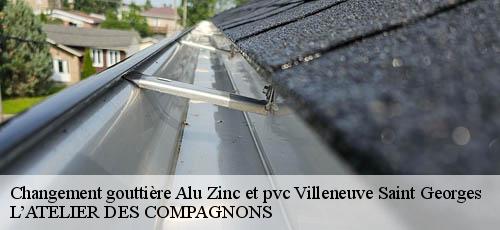 Changement gouttière Alu Zinc et pvc villeneuve-saint-georges-94190 L’ATELIER DES COMPAGNONS