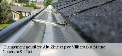 Changement gouttière Alu Zinc et pvc  villiers-sur-marne-94350 Couvreur 94 Rct