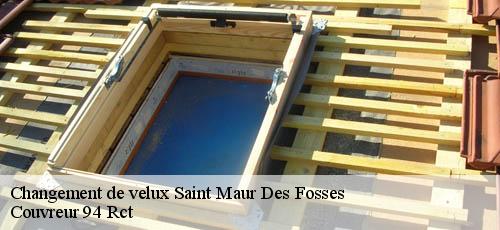 Changement de velux  saint-maur-des-fosses-94100 Couvreur 94 Rct