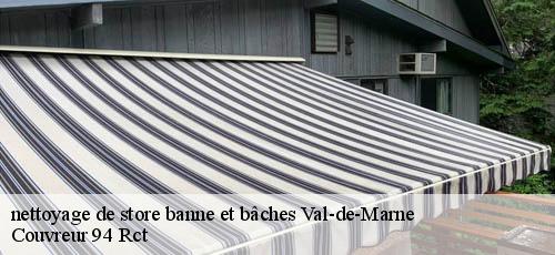 nettoyage de store banne et bâches 94 Val-de-Marne  Couvreur 94 Rct