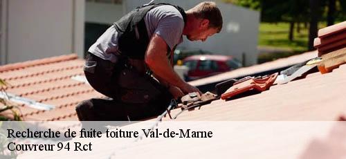Recherche de fuite toiture 94 Val-de-Marne  Couvreur 94 Rct