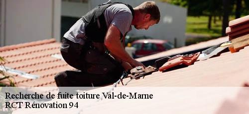 Recherche de fuite toiture 94 Val-de-Marne  RCT Rénovation 94