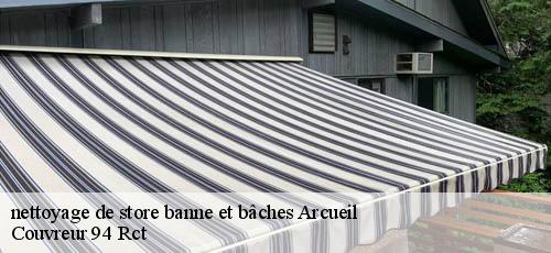 nettoyage de store banne et bâches  arcueil-94110 Couvreur 94 Rct